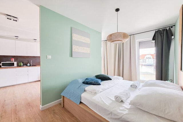Apartament Poznań Towarowa Dubai studio family