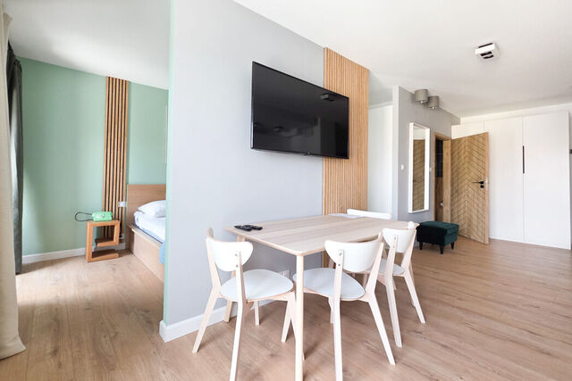 Apartament Poznań Towarowa Dubai studio family